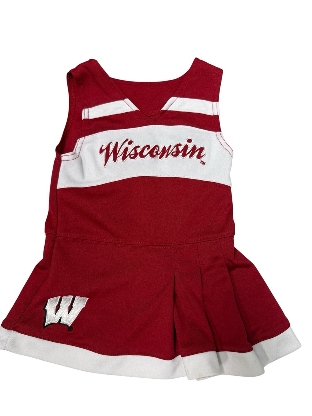 Gen2 Wisconsin Badgers cheer dress Bucky Badger Red & White